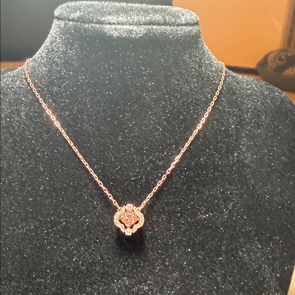 Swarovski Rose Gold Crystal Necklace - Picture 12 of 14